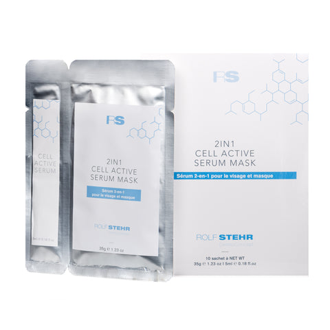 RS DermoConcept - Dehydrated Skin - 2 in 1 Cell Active Serum Mask (10 Stk.) KABINE