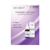 Display Rückwandbild, zweiseitig "Neuheit: Niacinamide Complex"
